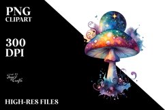 Celestial Mushroom Magic | Sublimation | Clipart Product Image 3