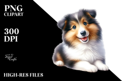 Happy Collie, PNG Product Image 2
