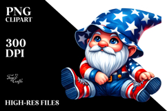 Vibrant Gnome with Retro Haircut PNG Product Image 2