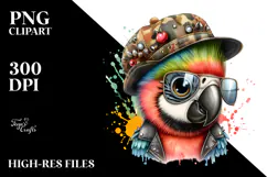 Rockstar Baby Macaw PNG Product Image 2