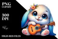 Goofy Baby Bunny PNG Product Image 2