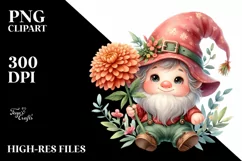 Baby GNOME with Big Hat, Marigold PNG Product Image 2