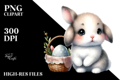 Adorable Baby Rabbit, PNG Product Image 2