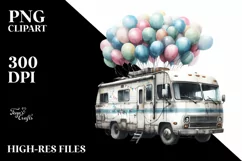 Vintage Dirty RV, High Quality PNG Product Image 3