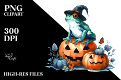 Simple Watercolor Frog PNG Product Image 2