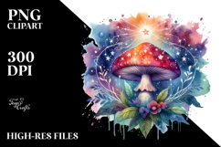 Magical Mushroom Tarot PNG Product Image 2