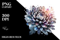 Metallic Chrysanthemum | Watercolor | Shiny Product Image 3