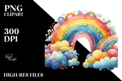 Vibrant Rainbow Pattern PNG Product Image 2
