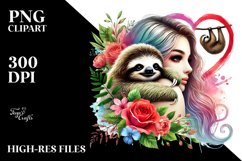 Adorned Sloth, Heart PNG Product Image 2