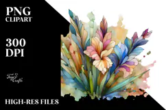 Wooden Stained Gladiolus, Transparent PNG Product Image 2