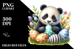 Whimsical Watercolor Baby Panda PNG Product Image 2