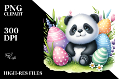 Whimsical Watercolor Baby Panda PNG Product Image 2