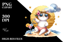 Happy Cat Drinking Cocktail Product Image 2