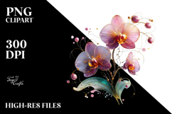 Orchid Splash PNG Product Image 2