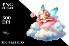 Colorful Bouncing Fairy | Sublimation | Clipart Product Image 3