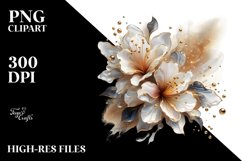 Shiny Marble Azalea Splash | Sublimation | Clipart Product Image 1