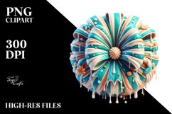 3D Christmas Bow PNG Product Image 2