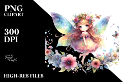 Colorful Cute Fairy PNG Product Image 2