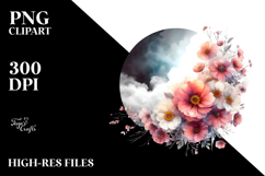 Digital Grungy Butterfly PNG Product Image 2