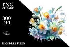 Shiny Glossy Narcissus | Clipart Product Image 3