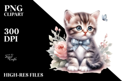 Digital Baby Kitten PNG Product Image 2