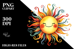 Whimsical Very Simple Sun PNG Product Image 2