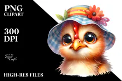 Watercolor Rooster Portrait Proud | Sublimation | Clipart Product Image 2