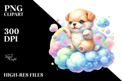 Whimsical Baby Dog Bouncing Cloud Product Image 2