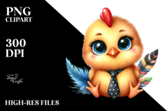 Sublimation Clipart Title: Happy Chicken Product Image 2