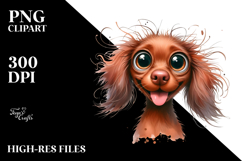 Watercolor Cute Vizsla PNG Product Image 2