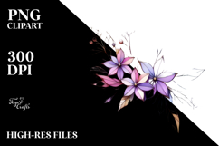 Abstract Stained Lilac, PNG Product Image 2