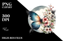 Spring Flower Butterfly, High-Res PNG Product Image 2