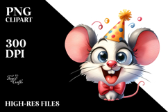 Party Hat Mouse PNG Product Image 2