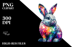 Diamonds Bunny, Transparent PNG Product Image 2