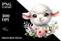Cute Baby Lamb PNG Product Image 2