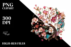 Watercolor Luxury Flower Splash Clipart Product Image 3