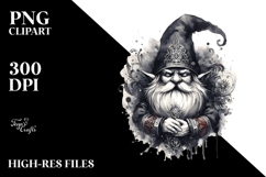 Green Gothic Gnome PNG Product Image 2