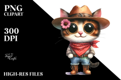 Expressive Cat Clipart Product Image 2