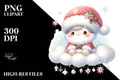 Cute Christmas Santa PNG Product Image 2