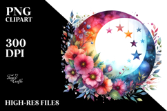 Vibrant Abstract Moon Product Image 2