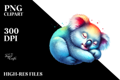 Vibrant Koala Clipart Product Image 2