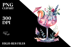 Creative Cocktail View from Back, PNG Product Image 2