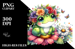 Cartoon-Style Watercolor Frog, 20 oz Tumbler Product Image 2