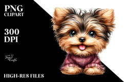 Playful Yorkshire Terrier Sublimation Product Image 2