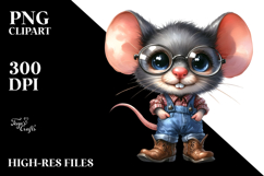 Shy Mouse Clipart Product Image 2