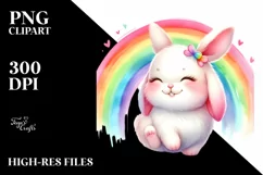 Cute Baby Bunny, Transparent PNG Product Image 1