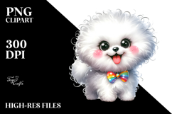 Happy Cartoon Rottweiler Pup, Watercolor PNG Product Image 2