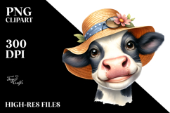 Enthusiastic Cow Portrait Product Image 2