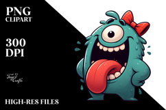 Goofy Monster PNG Product Image 2