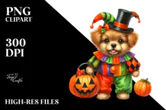 A Cute Baby Dog in Style PNG Product Image 2